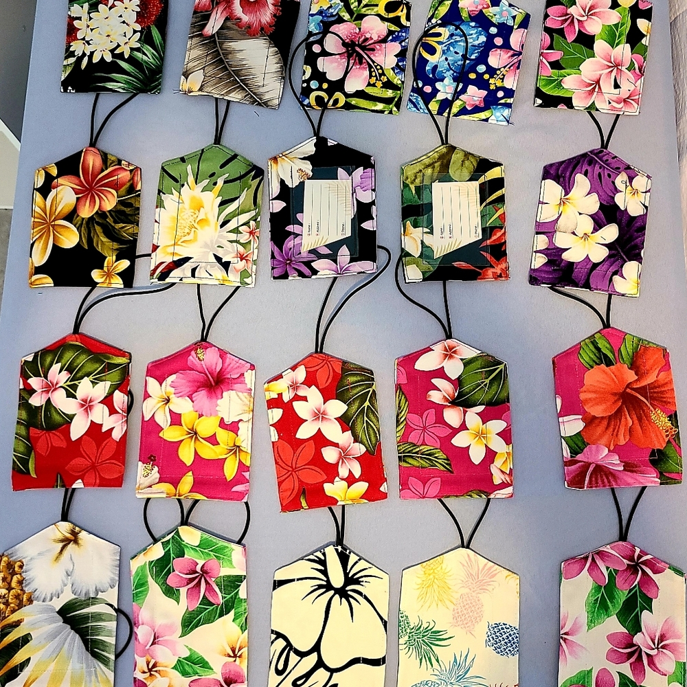 ☆ TROPICAL BACKPACK AND LUGGAGE TAGS ☆